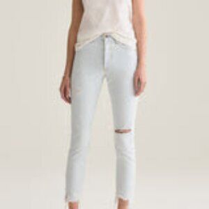 AGOLDE Jamie High Rise Classic Fit - Light Wash